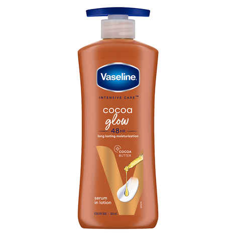 Buy Vaseline Intensive Care Cocoa Glow Body Lotion 400 ml - Purplle