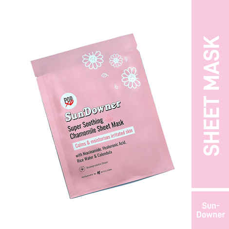 Buy Myglamm Popxo Sundowner Soothing Chamomile Sheet Mask-30g - Purplle