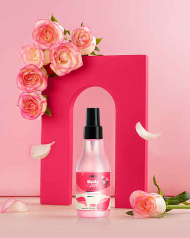 Plum BodyLovin' Feelin' So Rose Body Mist | Long Lasting Floral Fragrance For Women With Fresh Floral, Rose & Musk | High On Fun | Travel-Friendly Perfume Body Spray 100 ml