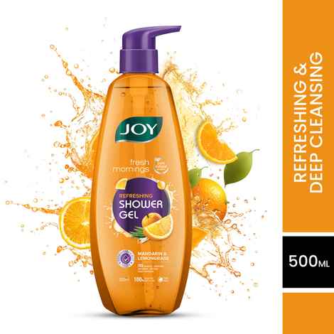Buy Joy Fresh Mornings Refreshing Shower Gel ( Body Wash ) - (500 ml) - Purplle