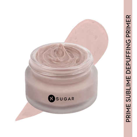 Buy SUGAR Cosmetics Prime Sublime Depuffing Face Primer | Mattifying, Long-Lasting, Pore Minimizing, Makeup-Skincare Hybrid | 100% Vegan & Cruelty-Free - 15 gm - Purplle