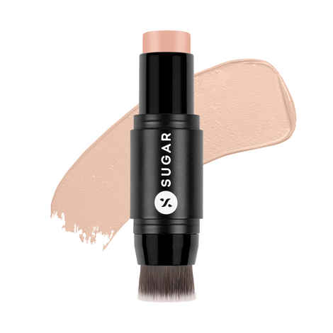 Buy SUGAR Cosmetics Ace Of Face Foundation Stick with In-Built Brush | Lasts 24hrs | Full Coverage Foundation for Women| 7gm - 15 Cappuccino - Purplle