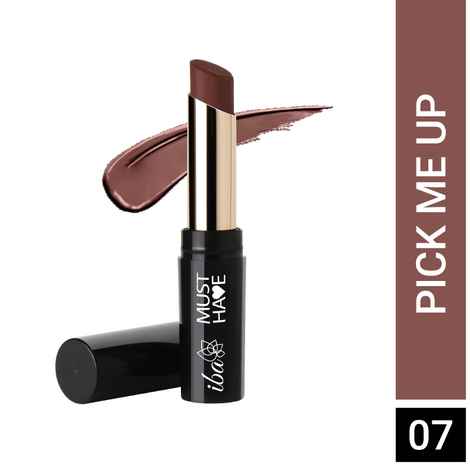 Buy Iba Must Have Transfer Proof Ultra Matte Lipstick Shade 07 Pick Me Up, 3.2g | Enriched with Vitamin E and Cocoa Butter | Highly Pigmented and Long Lasting Matte Finish | Waterproof | 100% Vegan - Purplle
