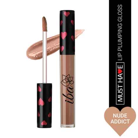 Buy Iba Must Have Lip Plumping Gloss - Nude Addict - Purplle