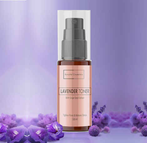 Ronzille Lavender Toner for Wrinkle Free, Smooth and Glowing Skin for men and women 100 ml