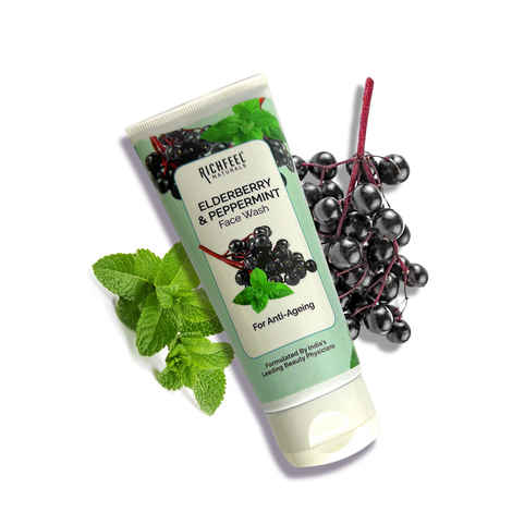 Buy Richfeel Elderberry & Pepermint Face Wash 100 gm - Purplle