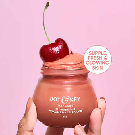 Buy Dot & Key Glow Reviving Vitamin C Pink Clay Mask (85 gm) - Purplle