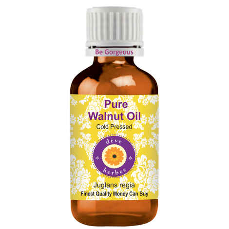 Buy Deve Herbes Pure Walnut Oil (Juglans regia) Natural Therapeutic Grade Cold Pressed 10 ml - Purplle