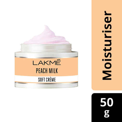 Buy Lakme Peach Milk Vit-E creme Moisture-Riser |Enriched With Vitamin E |Improves Skin Texture |50 gm  - Purplle