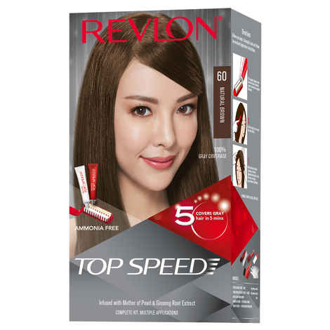 Buy Revlon Top Speed Hair Color Woman-Natural Brown 60 - Purplle
