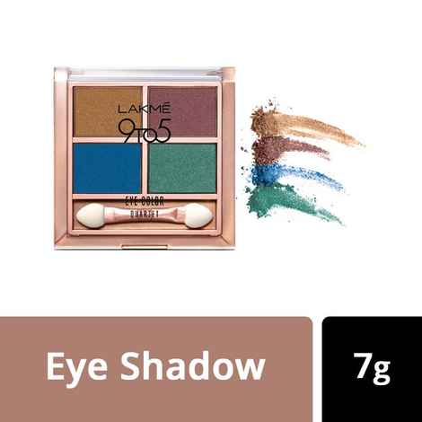 Buy Lakme 9 To 5 Eye Quartet Eyeshadow - Royal Peacock (7 g) - Purplle
