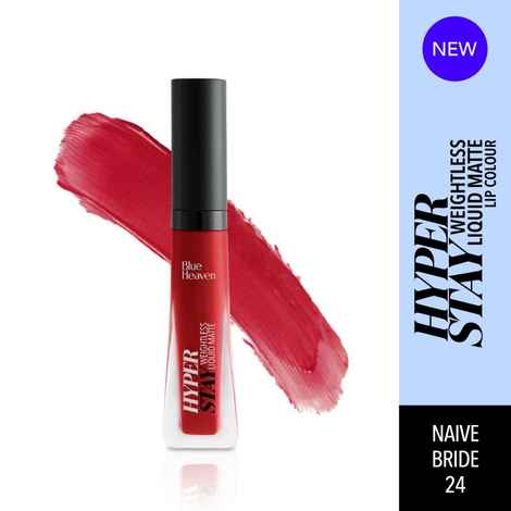Buy Blue Heaven Hyperstay Weightless Liquid Matte Lipcolor, Naive Bride -24, 6ml - Purplle