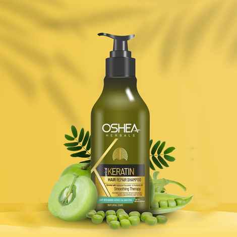 Buy Oshea Herbals Keratin Hair Repair Shampoo 300 ml - Purplle