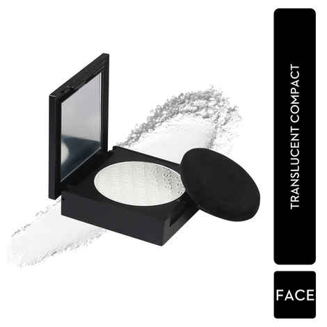 SUGAR Cosmetics Powder Play Translucent Compact | Matte Finish & Smooth Application | Long Lasting - 6 gm