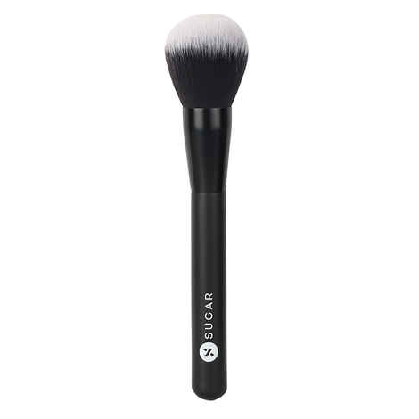 Buy SUGAR Cosmetics Blend Trend - 007 Powder Brush (Brush For Easy Application of Powder) - Soft, Synthetic Bristles and Wooden Handle - Purplle