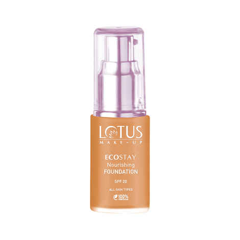 Buy Lotus Make-Up Ecostay Long Lasting Foundation Bright Angel | SPF 20 | Vitamin E & Aloe Vera | 30ml - Purplle