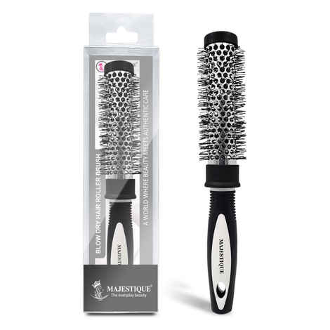 Buy Majestique Blow Dryer Brush for Blow Drying, Lightweight Professional Roller Round Brush, Precise Heat Styling - 1.2 Inch - Purplle