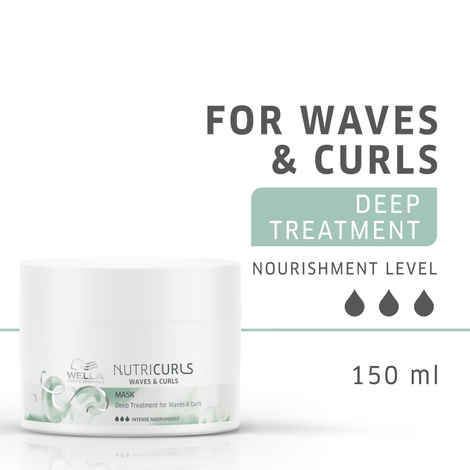 Buy Wella Professionals NUTRICURLS Deep Treatment Mask For Waves & Curls (150 ml) - Purplle
