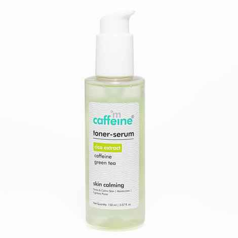 Buy mCaffeine Cica Toner-Serum with Green Tea for Skin Calming | Soothes Redness & Irritated Skin, Moisturizes & Tightens Pores | Non-sticky - 150 ml - Purplle