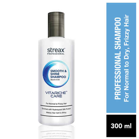 Buy Streax Professional Vitariche Care Smooth & Shine For Normal to Dry Hair| 300 ml - Purplle
