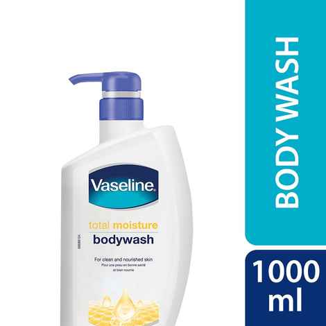 Buy Vaseline International Total Moisture Body Wash for Healthy & Fresh Skin, Gentle Body Cleanser (1 L) - 1000 ml - Purplle