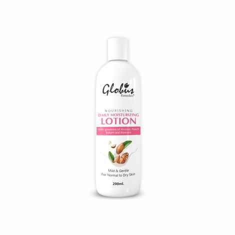 Buy Globus Remedies Nourishing & Daily Moisturizing Body Lotion, For Silky Smooth Skin, With Goodness of Almond, Aloe Vera & Peach & Kokum Butter, 200 ml - Purplle