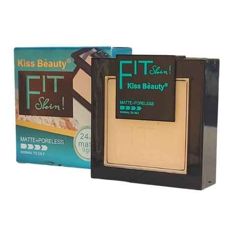 Buy Kiss Beauty FIT Skin! Matte+ Poreless Compact Powder 9gm - Purplle