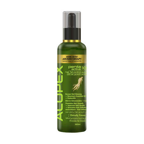 Keya Seth Aromatherapy, Alopex Penta Active 10 for Hairfall Control Solution - 120 ml