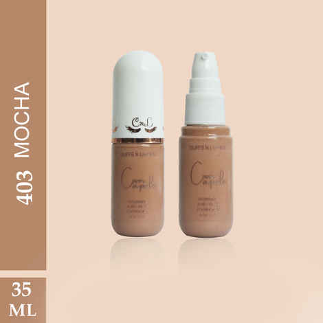 Buy Cuffs N Lashes Cover Capsule Hydrating Foundation, Mocha 403 - 35 ml - Purplle