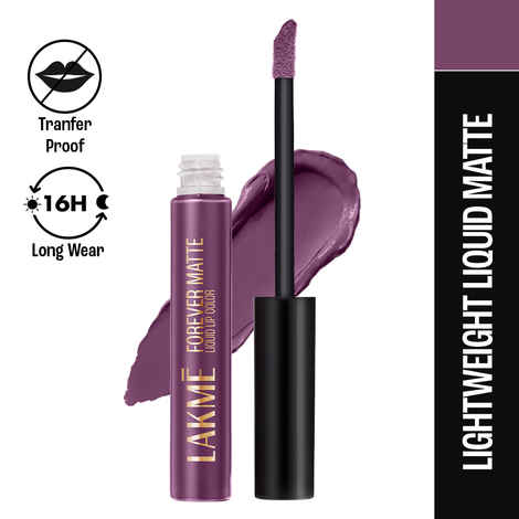 Buy Lakme Forever Matte Liquid Lip 40 Rich Mahogany 5.6 ml - Purplle
