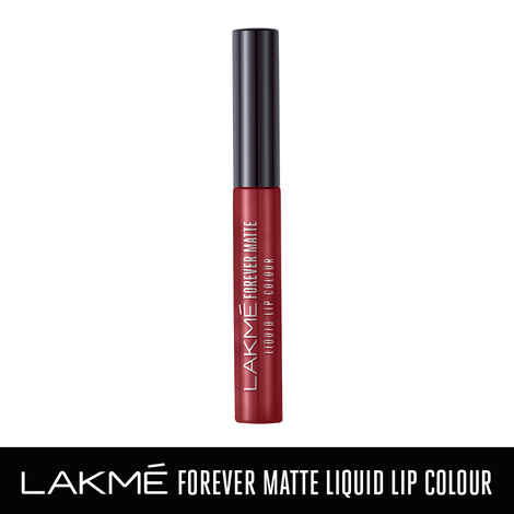 Buy Lakme Forever Matte Liquid Lip 35 Rose Wood 5.6 ml - Purplle