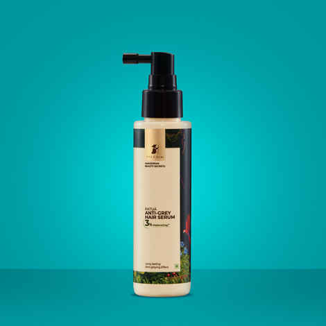 Pilgrim Patua Anti-Grey Hair Serum With 3% MelanoGray For Long Lasting Anti-Greying Effect | Hair Serum For Reducing Occurrence of Grey Hairs | For Women & Men (90 ml)