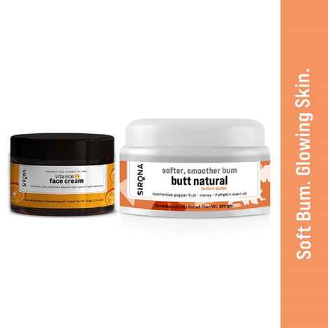 Buy Sirona Back and Bum Cream with Vitamin C Face Cream - Purplle
