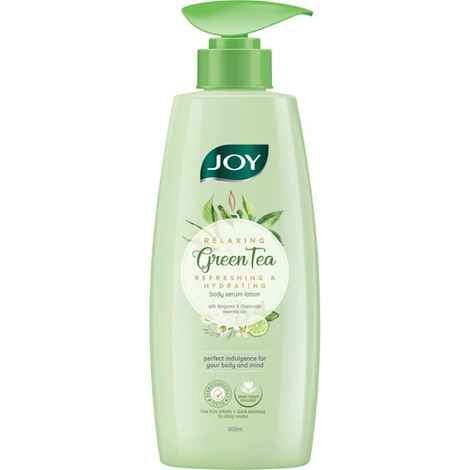 Buy Joy Relaxing Green Tea Body Serum Lotion | Refreshing & Hydrating | With Bergamot & Chamomile Essential Oil | Quick Absorbing & Skin Glowing | Body Serum Lotion | For All Skin Types | 300 ml - Purplle