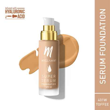 Buy MyGlamm Super Serum Foundation-401W Toffee (33 g) - Purplle