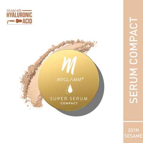 Buy MyGlamm Super Serum Compact -201N Sesame (9 g) - Purplle