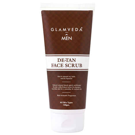 Buy Glamveda Men D Tan Face Scrub (100 ml) - Purplle