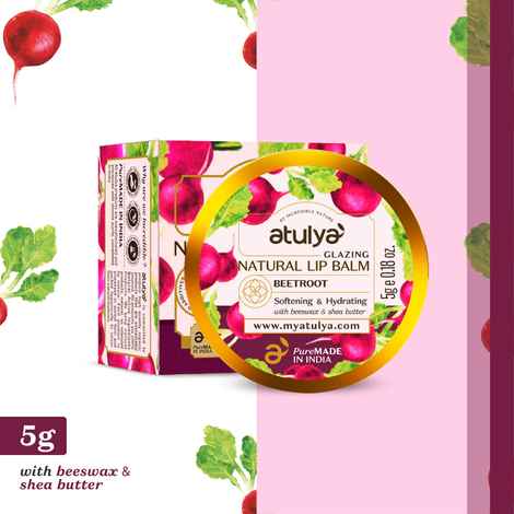 Buy Atulya Natural Beet Root Lip Balm - Purplle