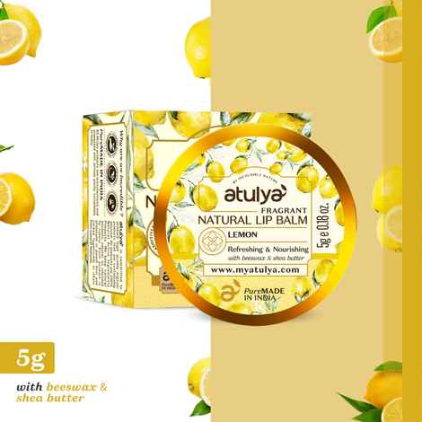 Buy Atulya Lemon natural Lip Balm 5 gm - Purplle
