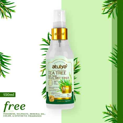 Buy Atulya Tea Tree Anti acne Facial Mist Toner 150 ml - Purplle