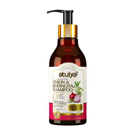 Buy Atulya Onion Bhringraj Hair Shampoo 300 ml - Purplle