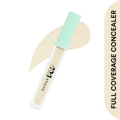 Buy SUGAR POP Full Coverage Cream For All Skin Types Concealer 01 Cashew For Fair To Medium Skin Tone | Waterproof | Easy To Blend | Rich Matte Finish | 4 Ml (01 Cashew), Pack Of 1 - Purplle