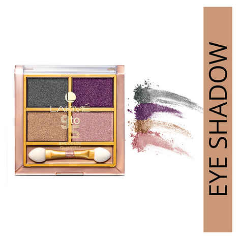 Buy Lakme 9 To 5 Eye Quartet Eyeshadow - Silk Route (7 g) - Purplle