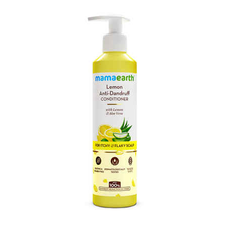 Buy Mamaearth Lemon Anti-Dandruff Conditioner with Lemon & Aloe Vera for Soft & Smooth Hair (250 ml) - Purplle