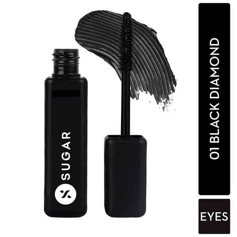 Buy SUGAR Cosmetics Bold Unfold Waterproof Mascara, Transfer-proof & Smudge-proof - 01 Black Diamond - Purplle