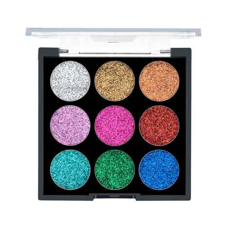 Buy MARS Bling it on Glitter Eyeshadow Palette with 9 Highly Pigmented Colors - 01 | 7.65 gm - Purplle