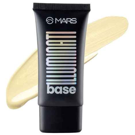 Buy MARS Illuminati Base Dewy Primer with Highlighter | Glowy Dewy Primer for Face Makeup | Natural Finish (45 ml) (GOLD) - Purplle