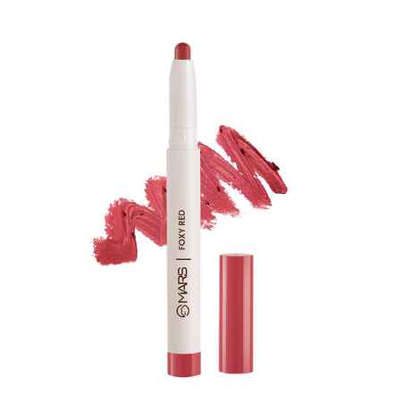 Buy MARS Retractable Poppins Long Lasting Lip Crayon | Matte Finish | Smudge Proof & Kiss Proof Crayon Lipstick for Women (1.3 gm) (15-FOXY RED) - Purplle