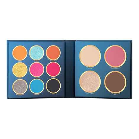Buy MARS The City Paradise Makeup Kit | Highly Pigmented and Blendable | 9 Eyeshadow Palette with 1 Highlighter, Blusher, Bronzer & Compact Powder each (16 gm) (01-Mumbai) - Purplle