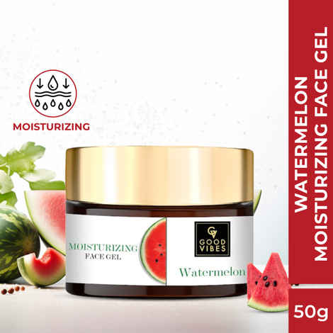 Buy Good Vibes Moisturizing Face Gel - Watermelon (50 g) - Purplle
